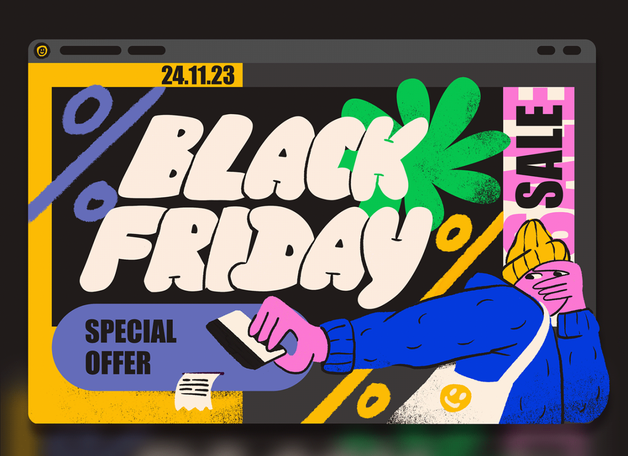 Black friday advertising