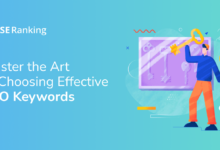 Keyword selection for seo