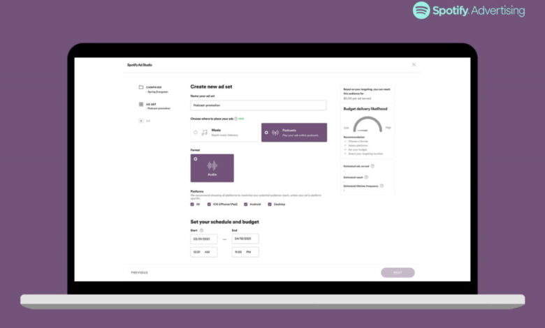 How to run spotify ads