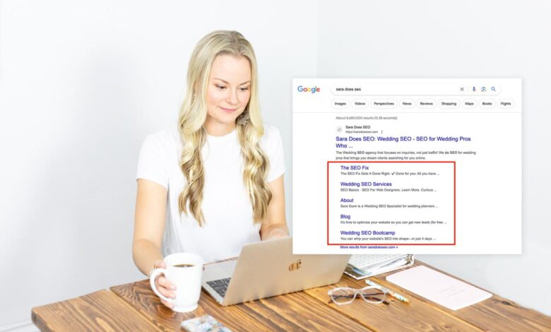 What are sitelinks how do you change them