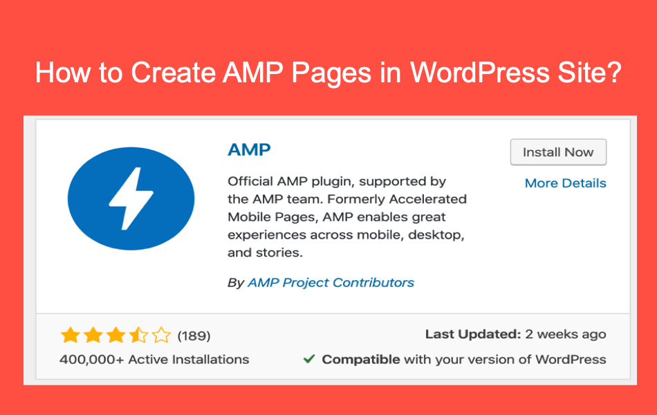 Implementing amp wordpress site
