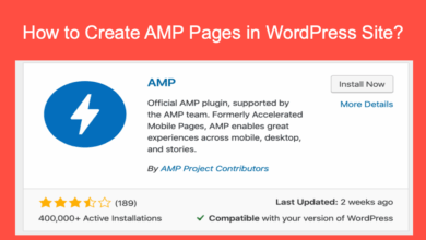Implementing amp wordpress site
