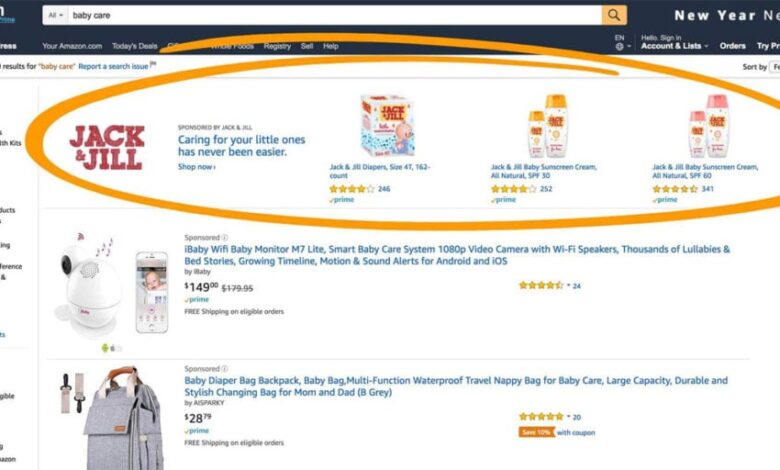 Amazon sponsored brand video ads