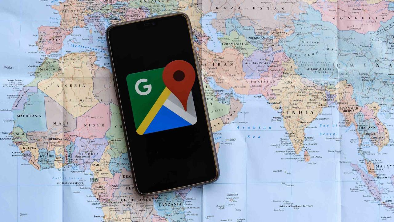 Google map location ranking new google test