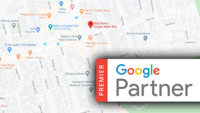 Google map location ranking new google test