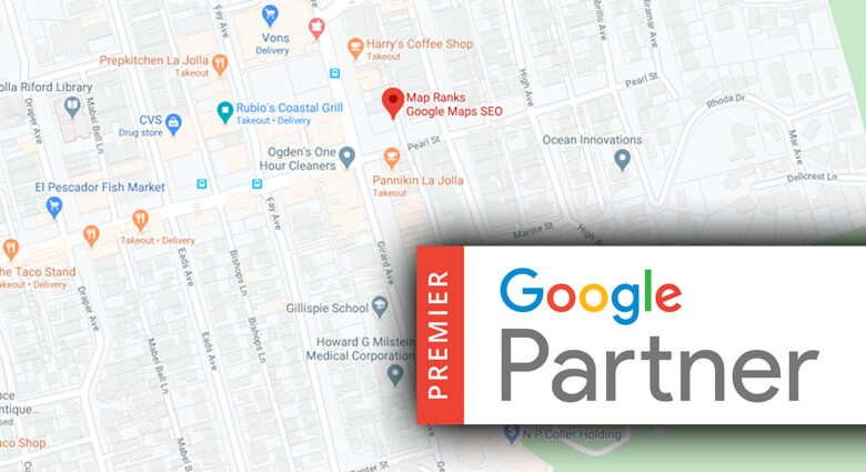 Google map location ranking new google test