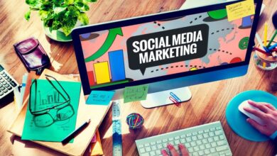 Business social media marketing