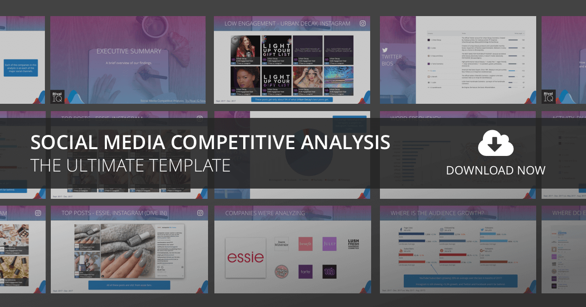 Social media benchmarking strategy