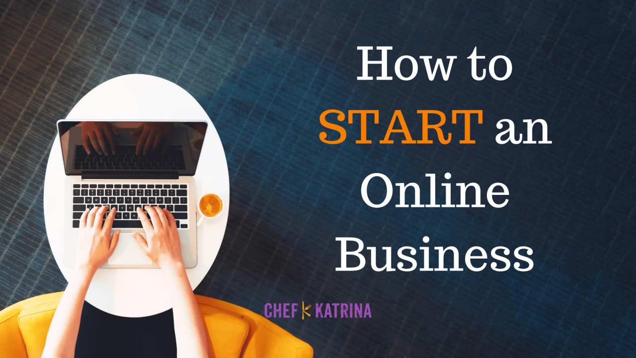 Launching an online business