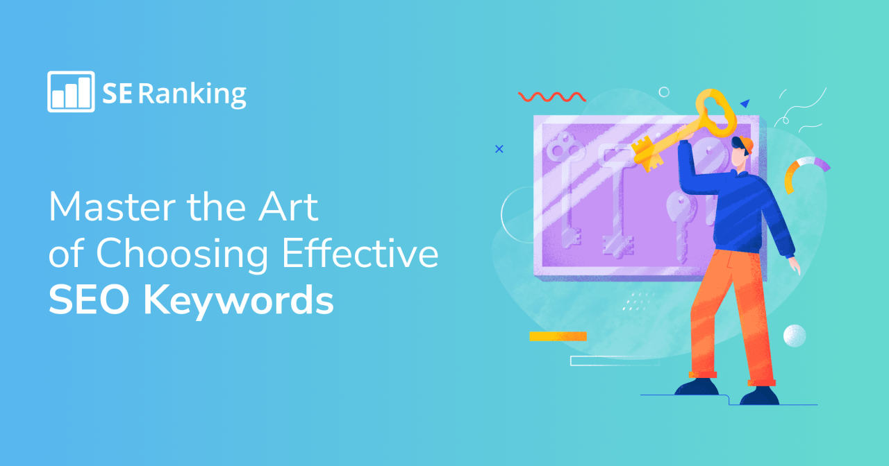 Keyword selection for seo