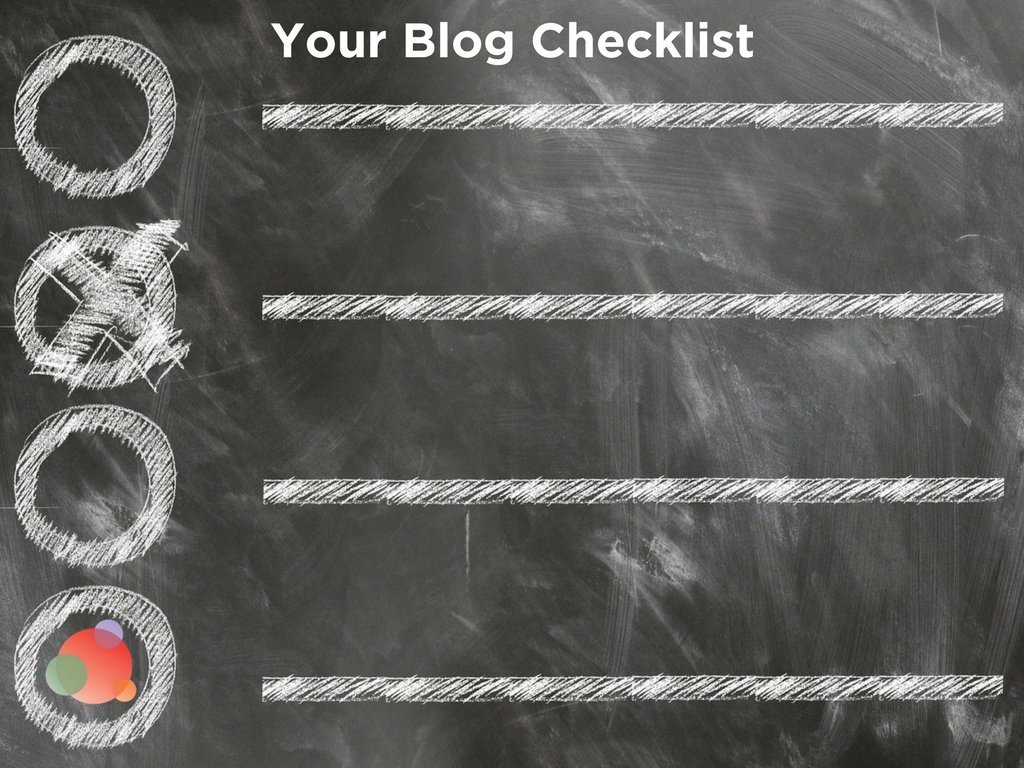 Blog writing checklist