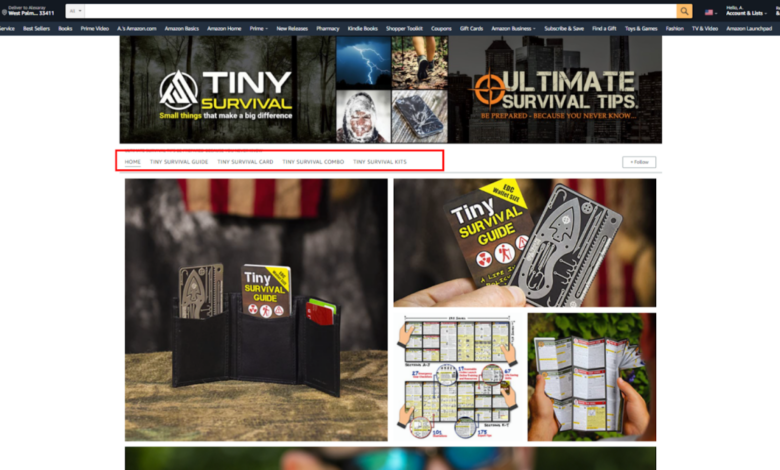 Amazon storefront 101