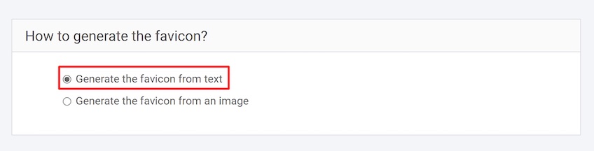 How to create a favicon