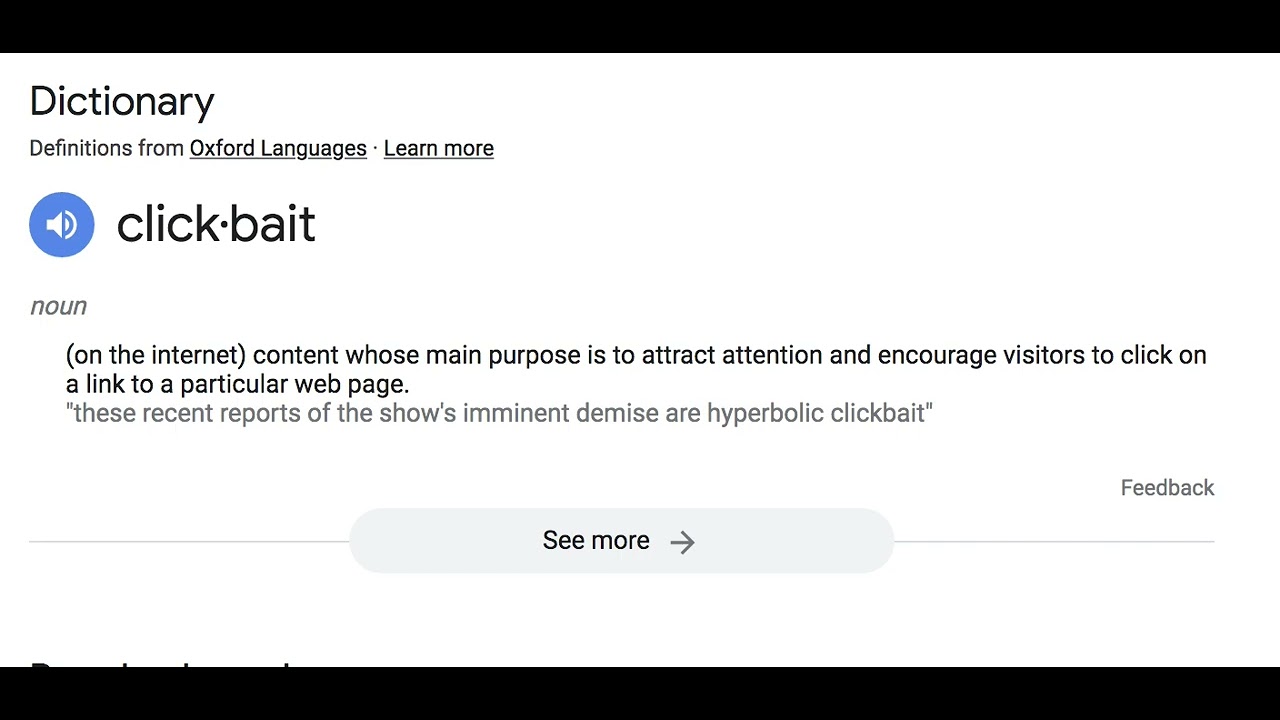 What is clickbait in marketing definition examples more