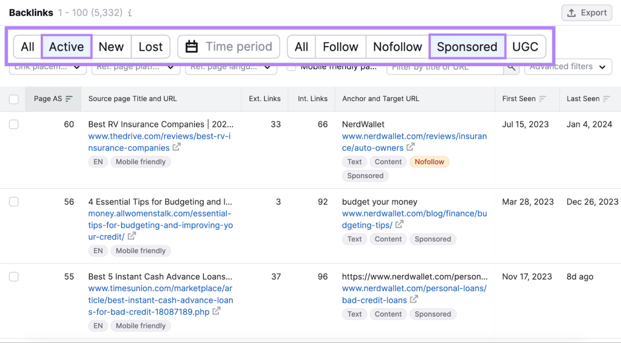 What is a nofollow link