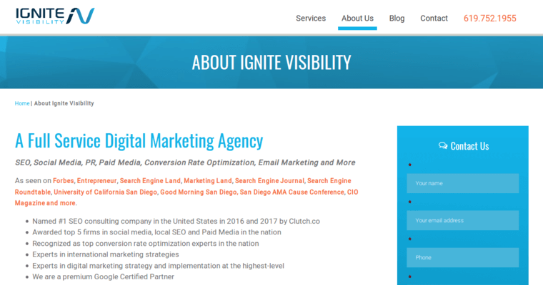 Ignite visibility wins national and state level awards