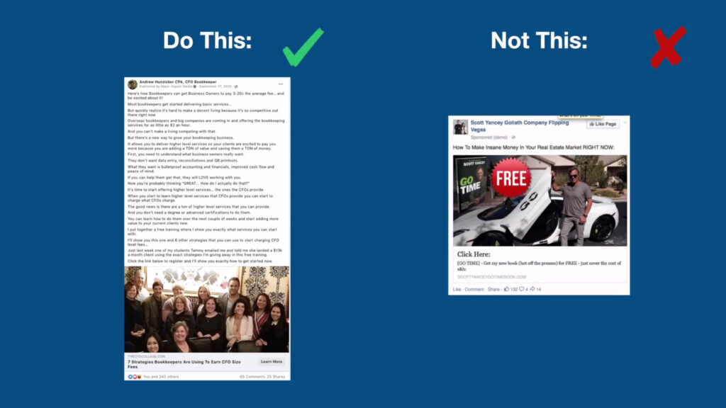 How to write effective facebook ad copy