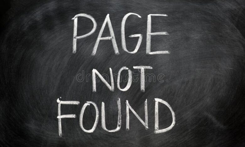 404 error