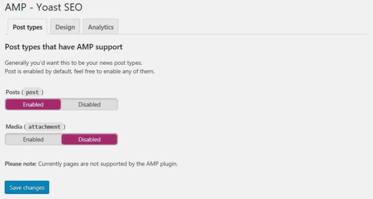 Implementing amp wordpress site