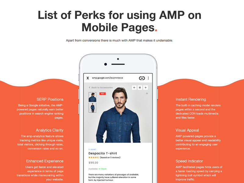 Amp adwords landing pages
