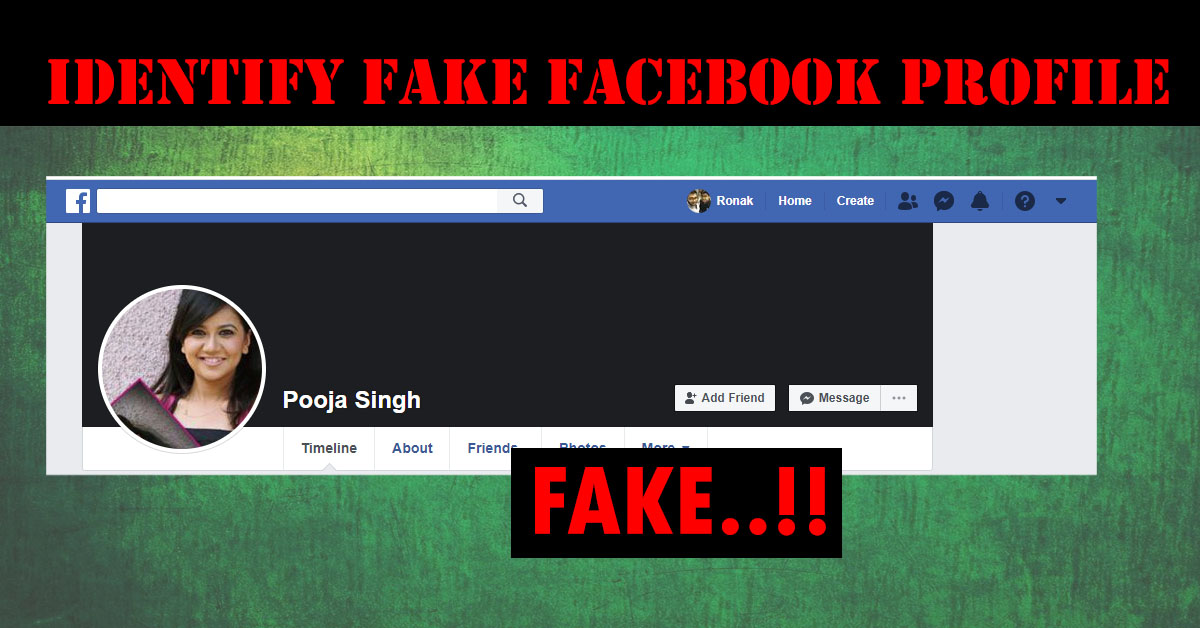 How to spot a fake facebook account a mile away